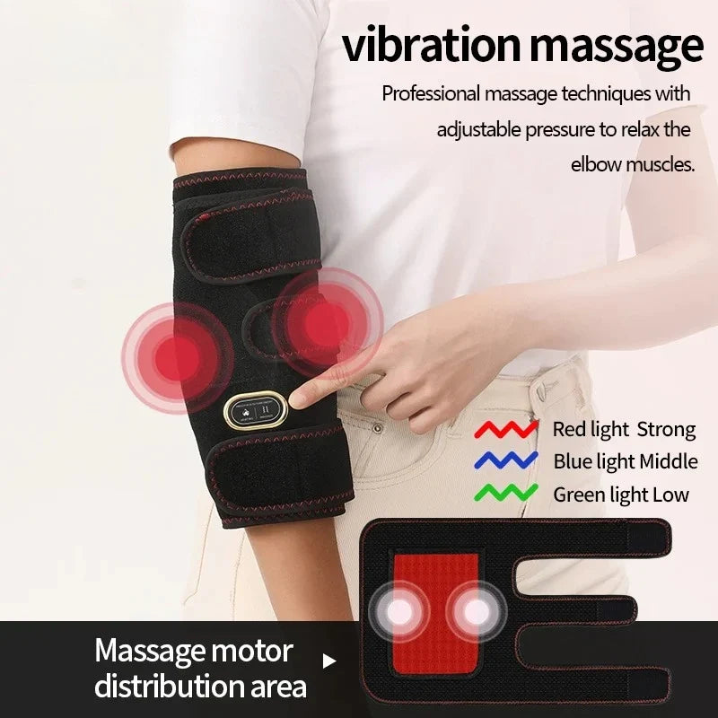 USB powered heated elbow support