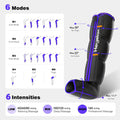 Man carrying the Heyelax leg massager boots gym bag