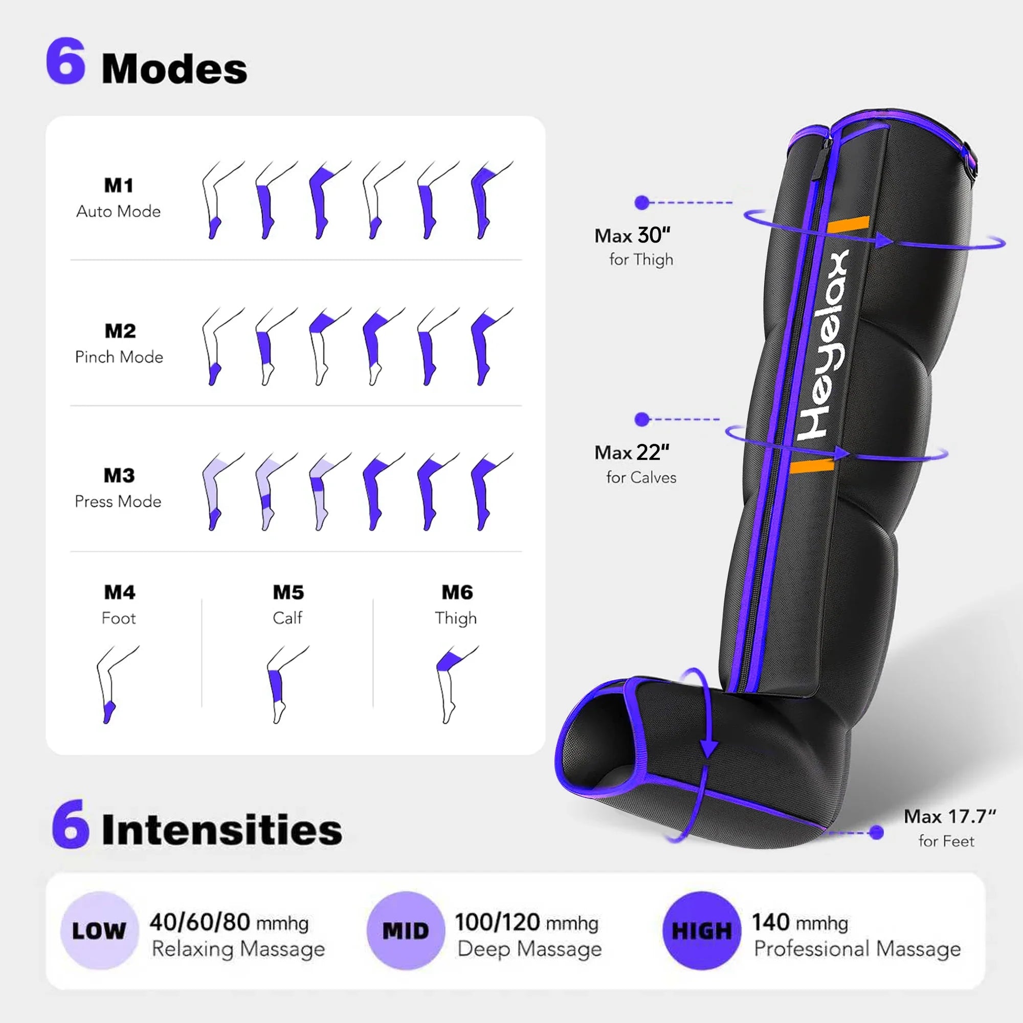 Man carrying the Heyelax leg massager boots gym bag