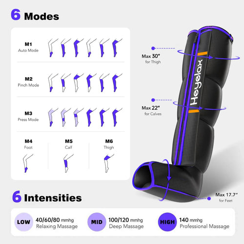 Man carrying the Heyelax leg massager boots gym bag