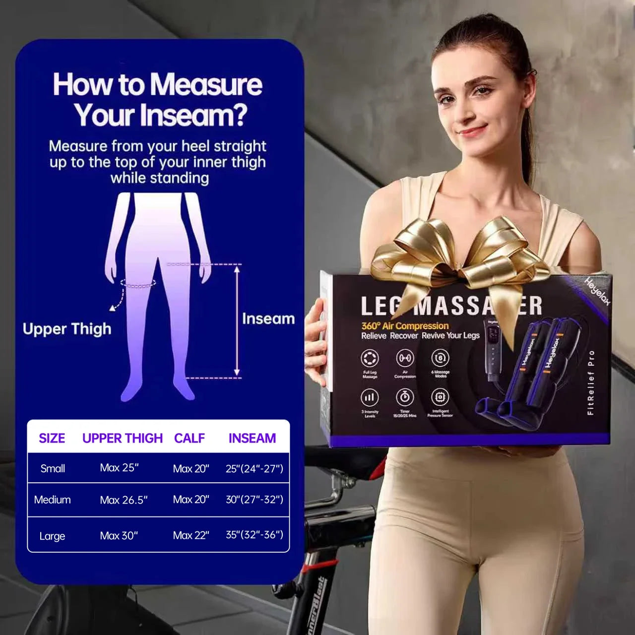 Professional full leg recovery system for post-workout relief